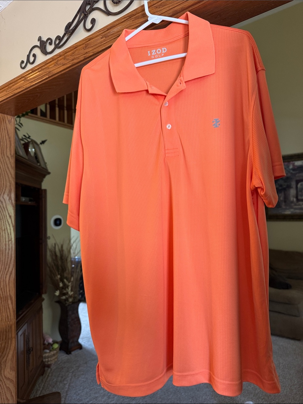 Izod Men’s Orange Golf Polo